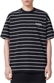 AllSaints Underground Stripe T-Shirt