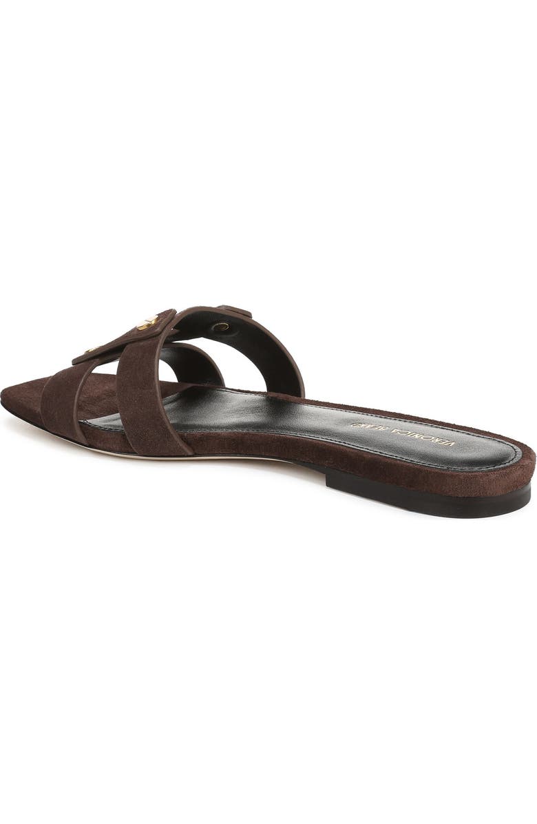 Veronica Beard Via Slide Sandal, Alternate, color, Espresso