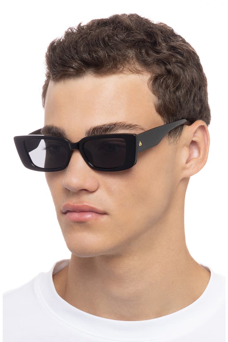 Novae 51mm Cat Eye Sunglasses, Alternate, color, BLACK