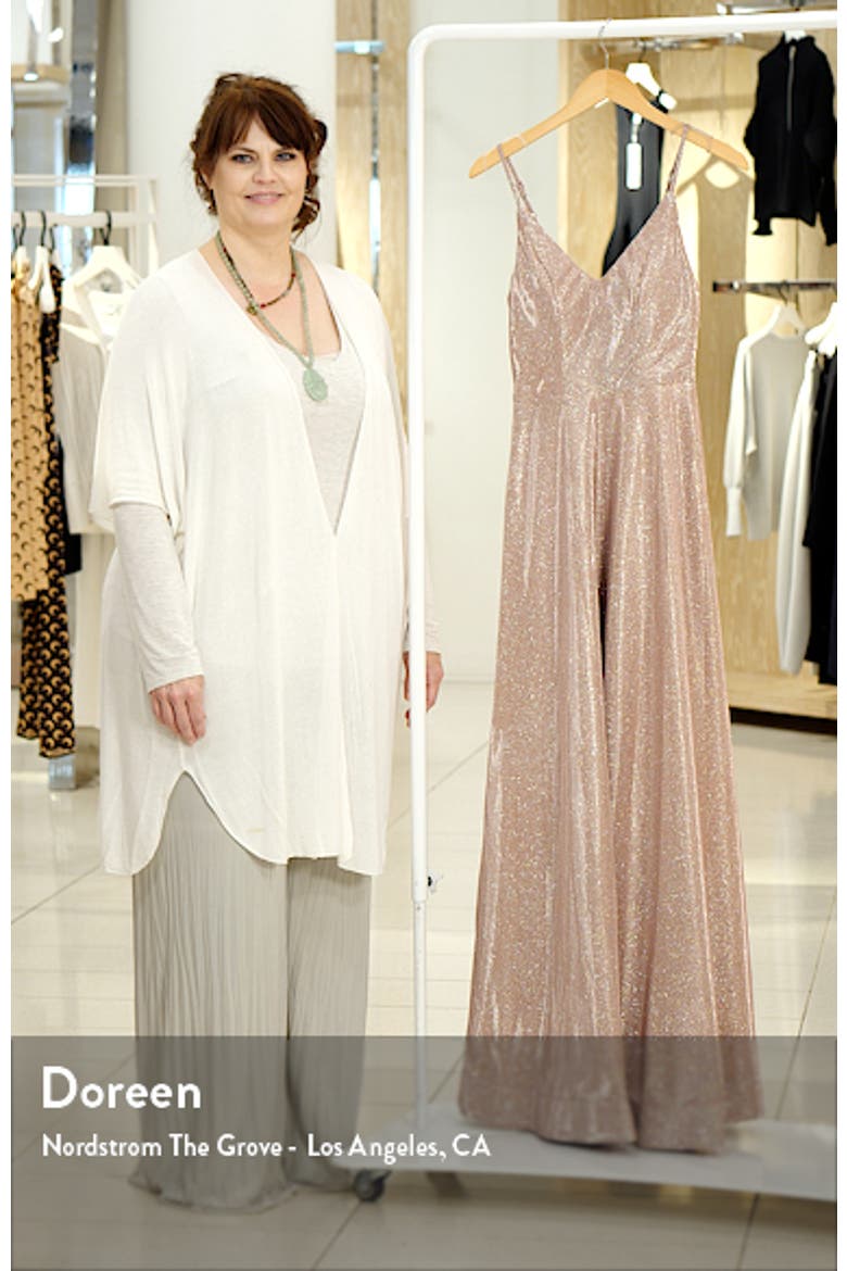 Shimmer A-Line Gown video