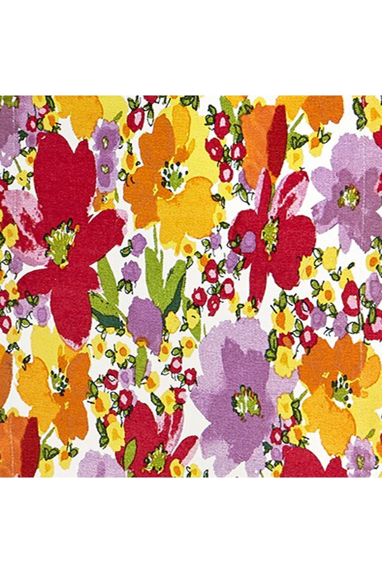 Springtime Floral Pinafore Smock Cotton Apron with Pockets, Alternate, color, Pink