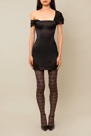 Contessa Mills Tarot Shiny Fitted Versatile Satin Dress