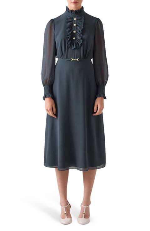 Sadie Ruffle Long Sleeve Dress