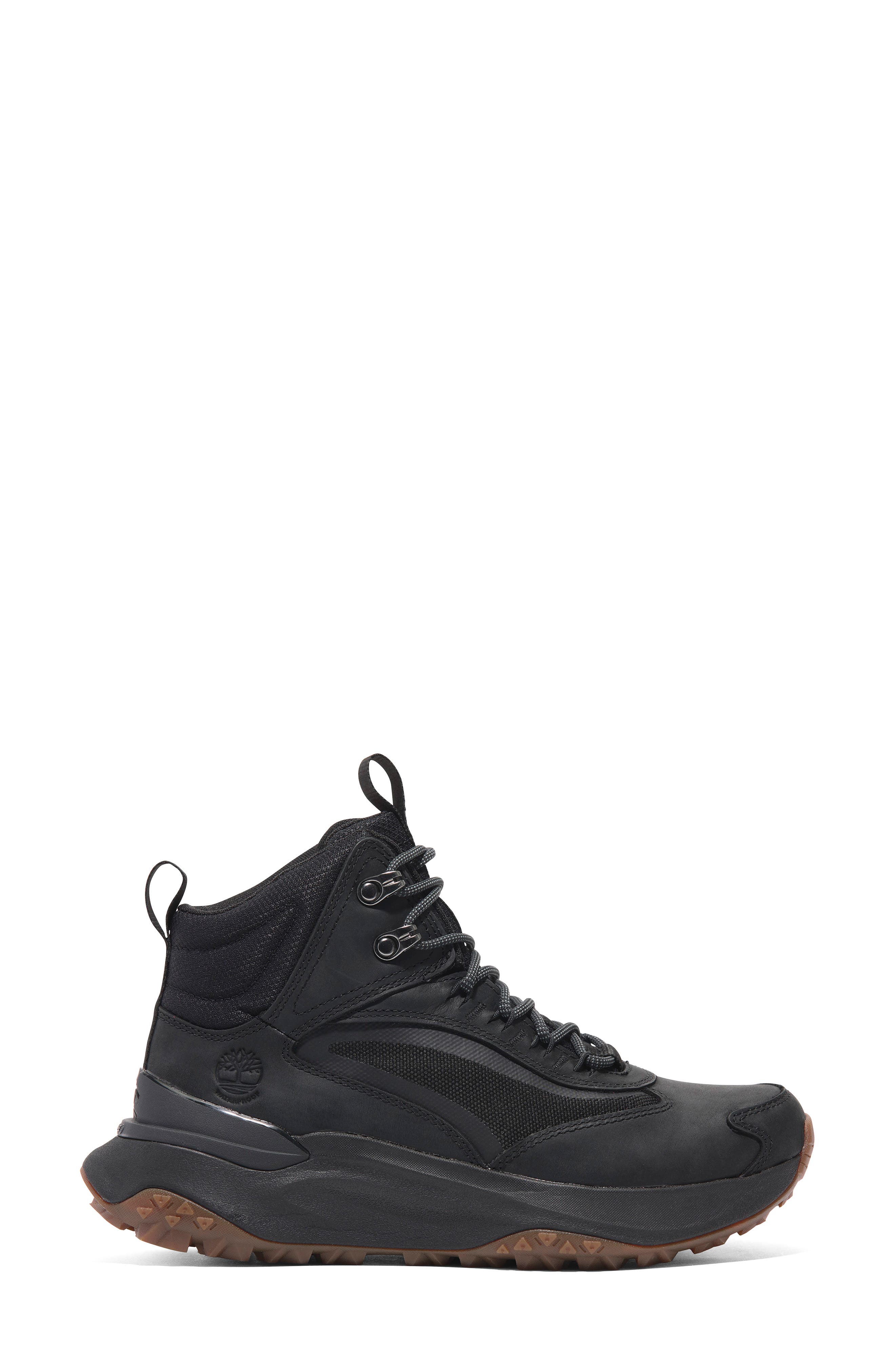 Motion Access Waterproof Sneaker, Alternate, color, BLACK LEATHER