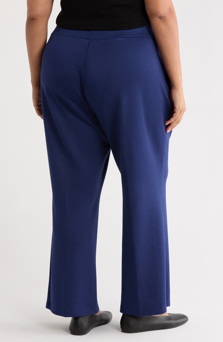 RUBY RD Scuba Knit Pants, Alternate, color, Deep Blue