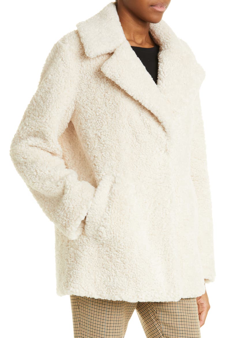 Stone Faux Fur Coat, Alternate, color, NATURAL