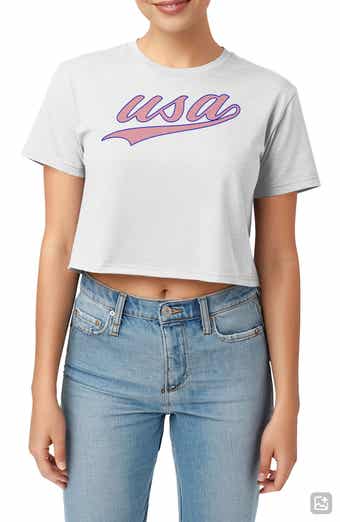 USA Script Red Graphic Tee