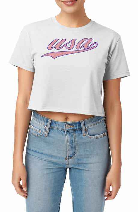 USA Script Red Graphic Tee