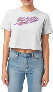 Monster Digital USA Script Red Graphic Tee