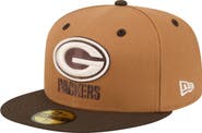 New Era Men's New Era Light Brown/Dark Brown Green Bay Packers Two-Tone Walnut 59FIFTY Fitted Hat