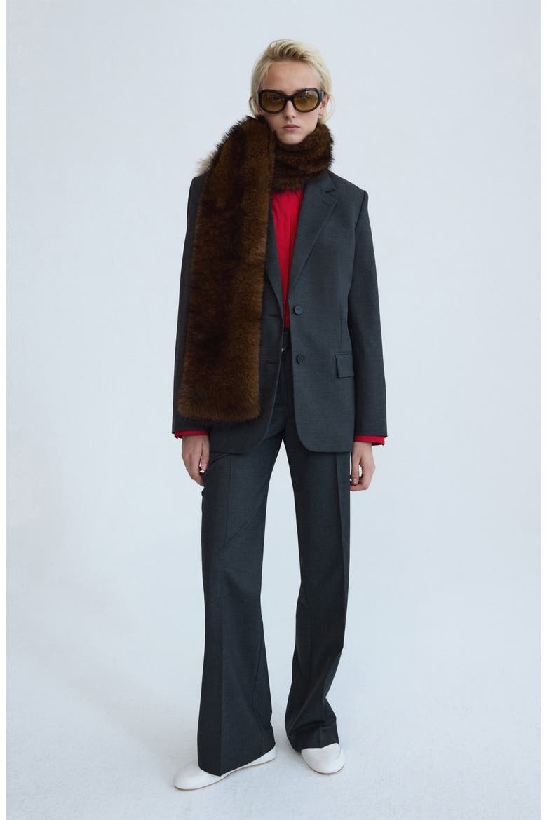 Wool Blend Suit Blazer, Alternate, color, GREY