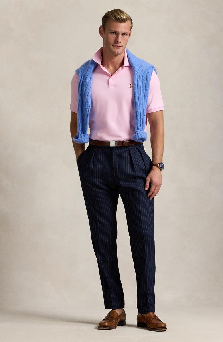 Polo Ralph Lauren Solid Cotton Jersey Polo, Alternate, color,