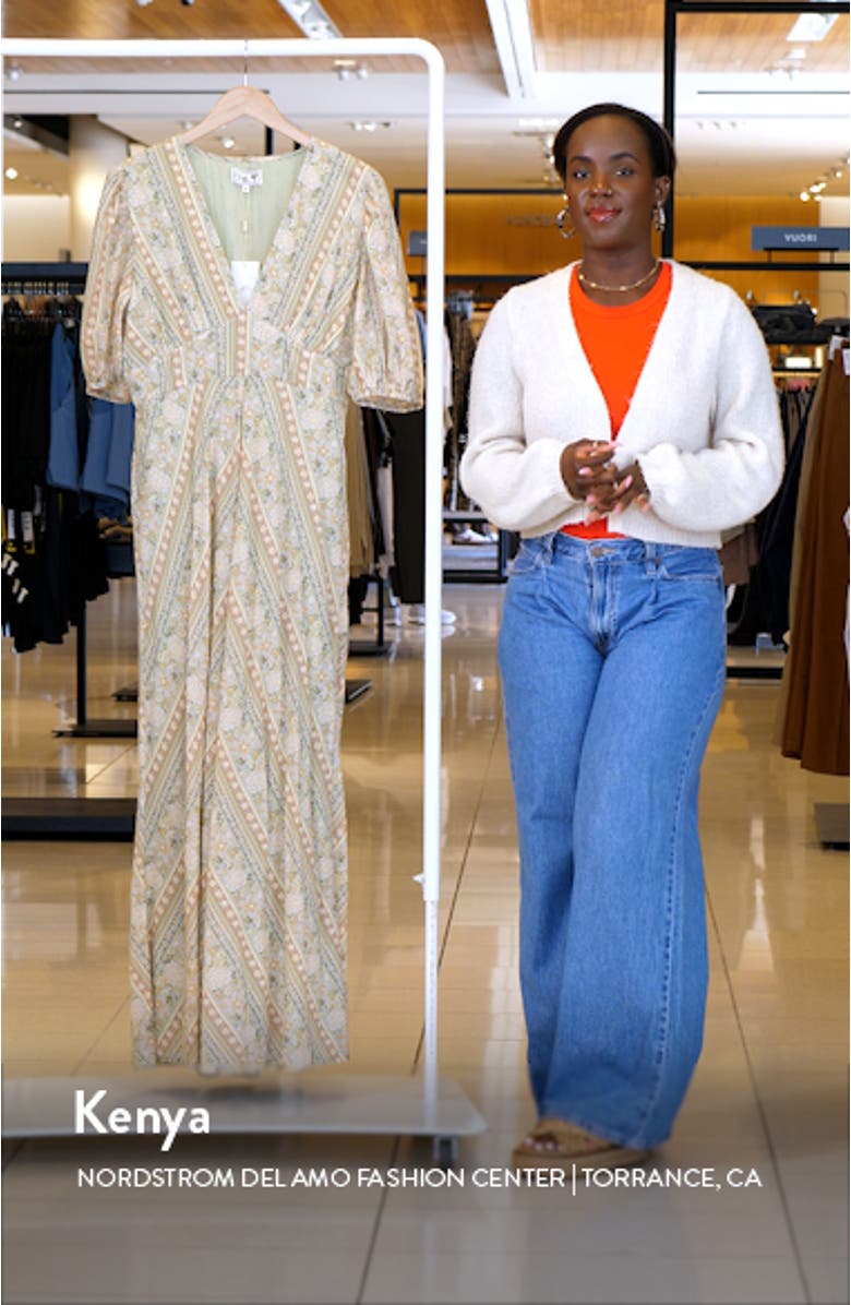 Florencia Empire Waist Cotton Dress, sales video thumbnail