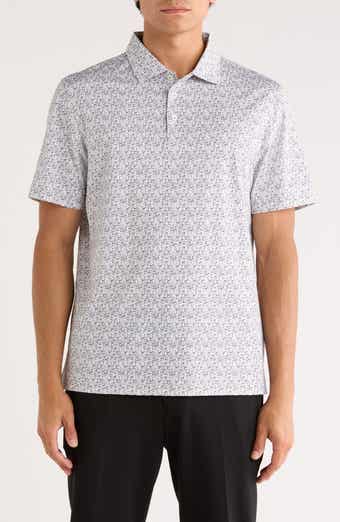 Bugatchi Victor Short Sleeve 8-Way Stretch OoohCotton® Knit Polo