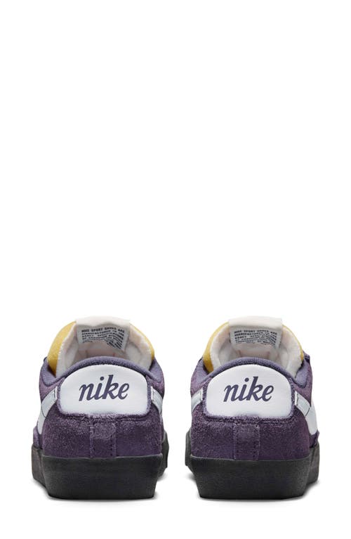 Nike Blazer Low '77 Sneaker In Dark Raisin/off Noir/white