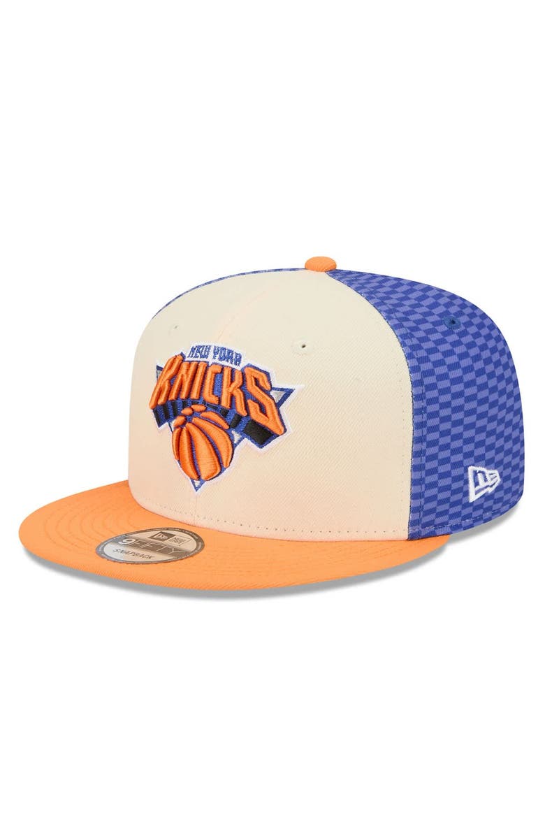New Era Men's New Era Cream New York Knicks 2025/26 City Edition Alternate 9FIFTY Snapback Hat, Alternate, color, Cream