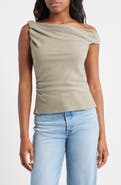 Topshop Twist Off the Shoulder Top