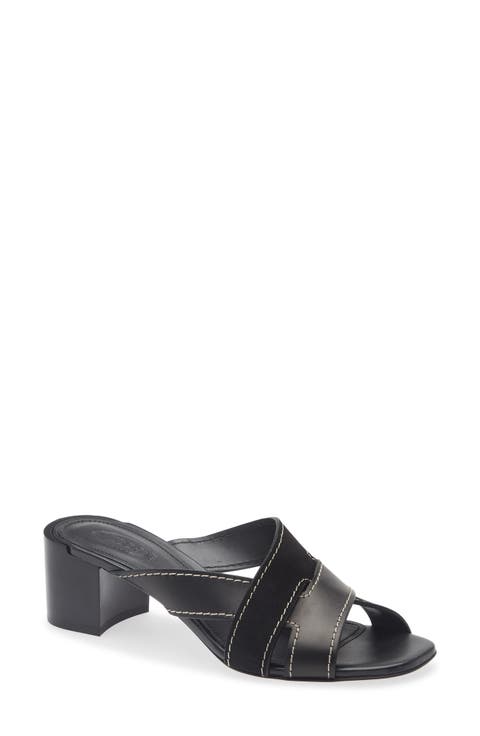T-Bands Block Heel Sandal (Women)