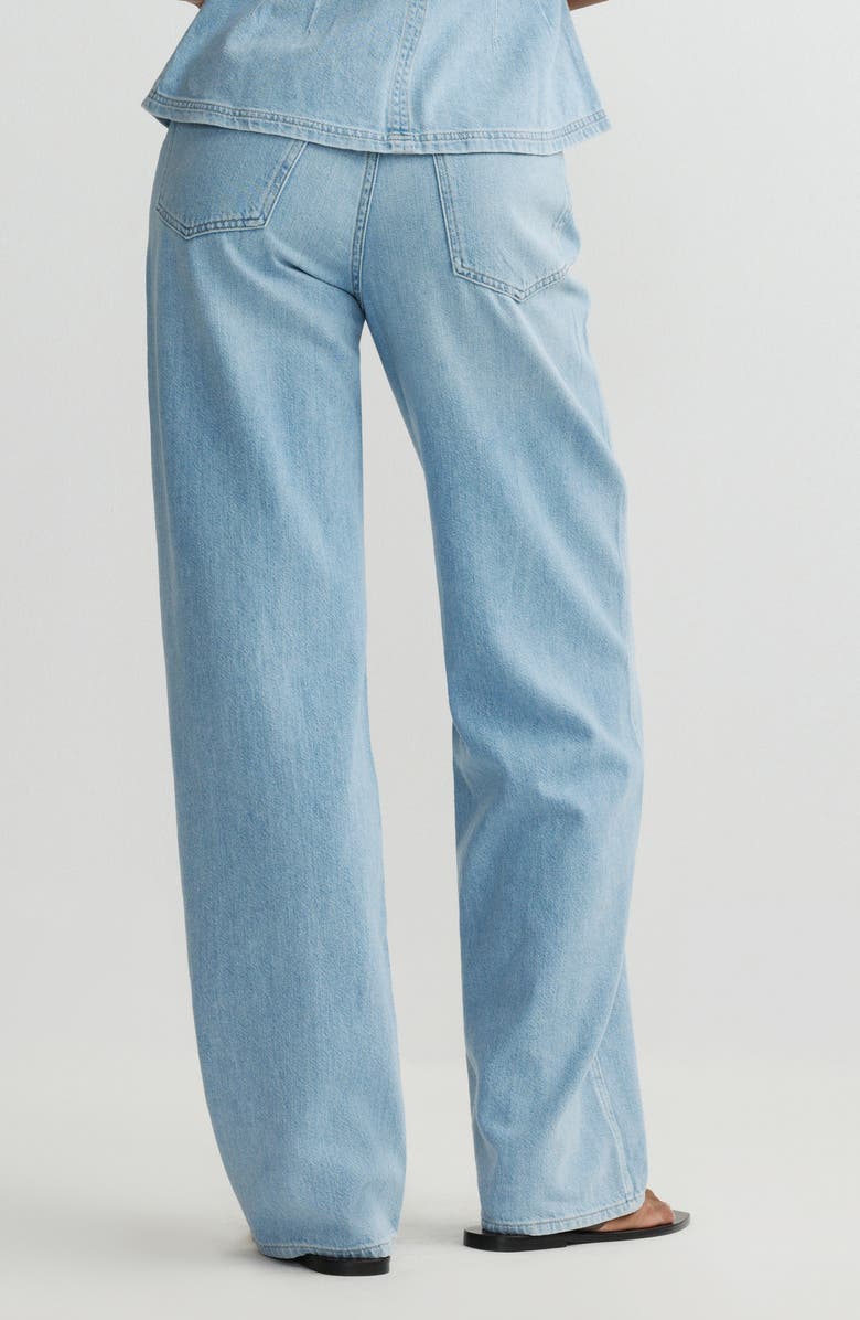 DL1961 Kaylen High Waist Soft Curve Barrel Jeans, Alternate, color, Beachfront Aura