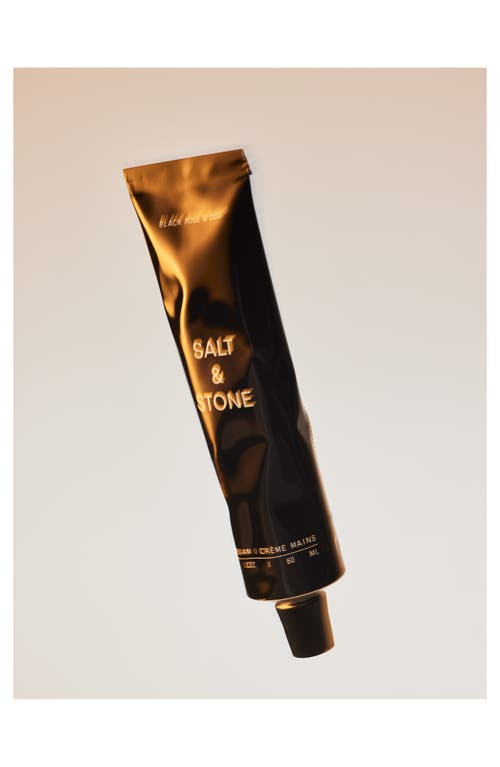 Salt & Stone Hand Cream In Black Rose & Oud