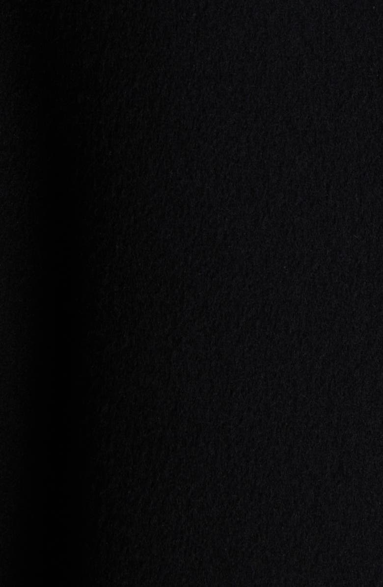 Balenciaga Double Breasted Wool Topcoat, Alternate, color, Black