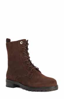 Pressures Leather Combat Boot