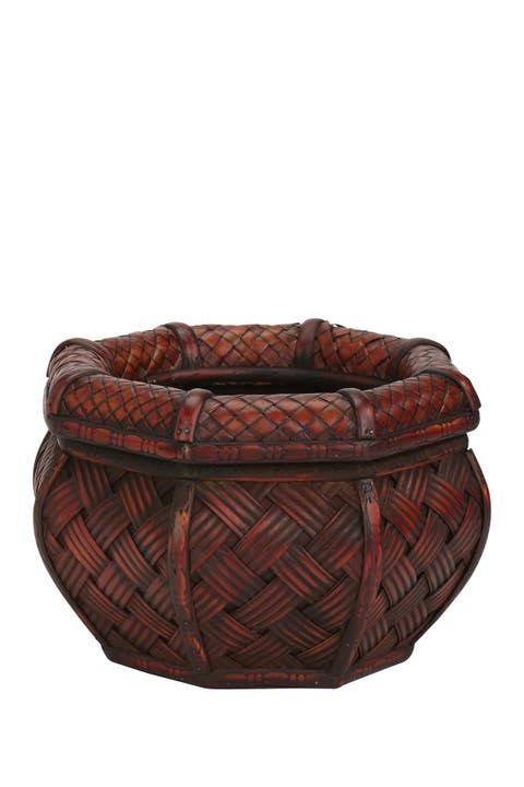 Rounded Octagon Decorative Planter (Set of 2)