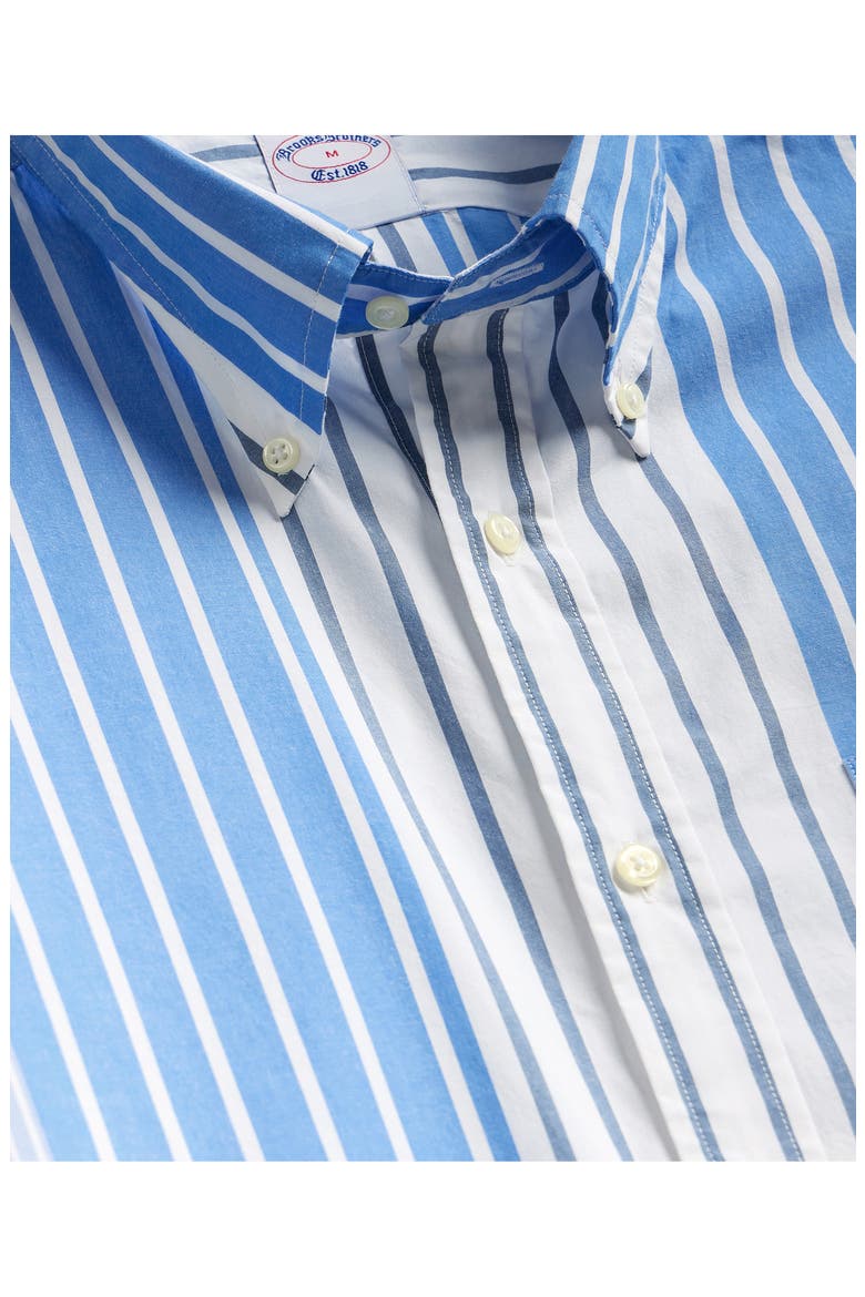 Friday Regular Fit Stripe Cotton Poplin Button-Down Shirt, Alternate, color, FUNSTRIPE