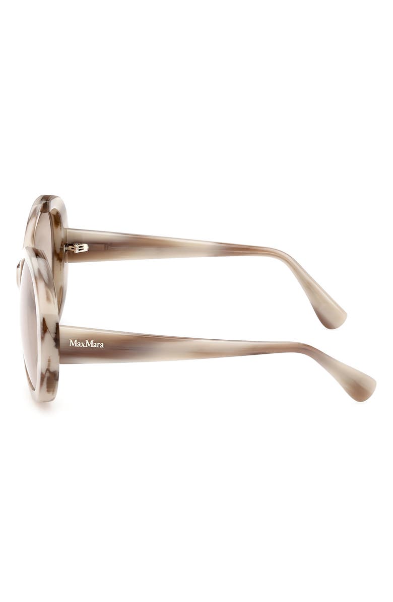 Max Mara 54mm Round Sunglasses, Alternate, color,