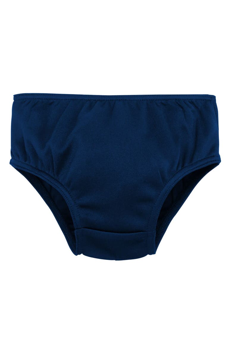 Outerstuff Girls Preschool Navy Michigan Wolverines Two-Piece Cheer Captain Jumper Dress & Bloomers Set, Alternate, color, Navy