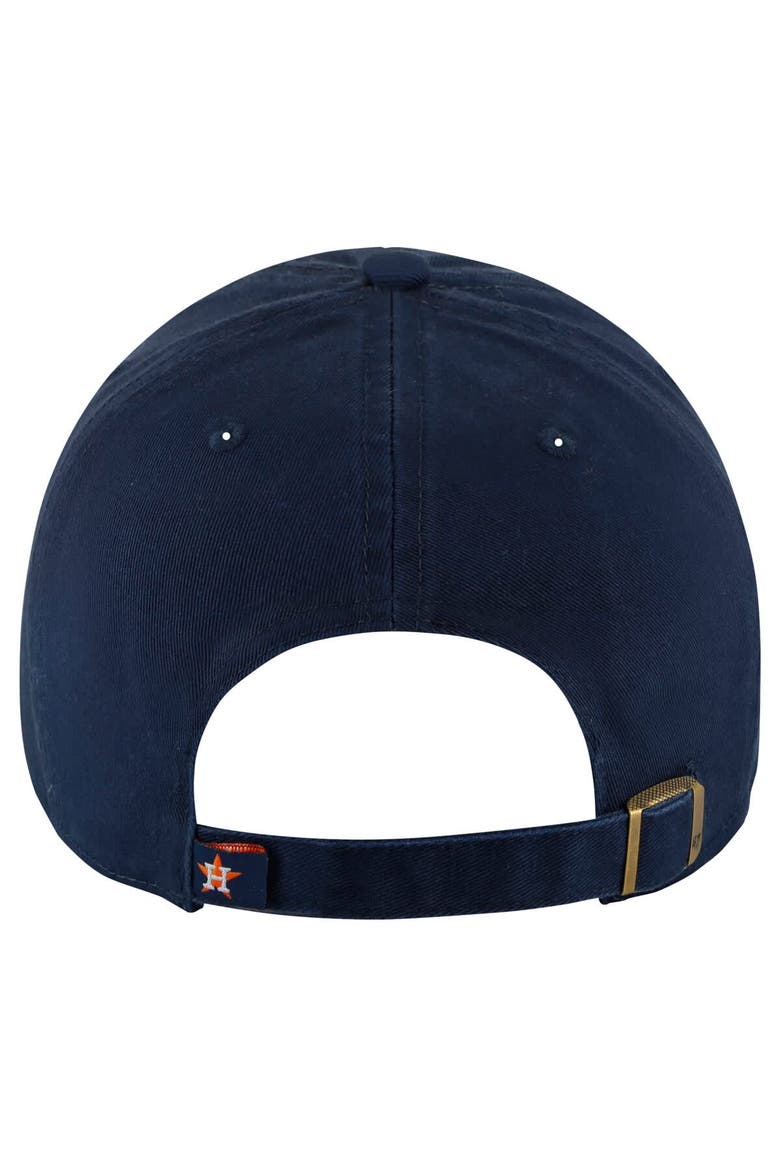 Men's '47 Navy/Orange Houston Astros Clean Up Adjustable Hat, Alternate, color, Navy