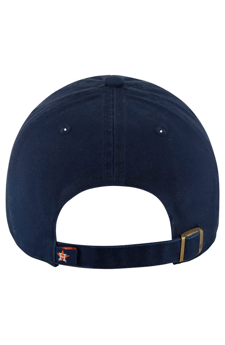 '47 Men's '47 Navy/Orange Houston Astros Clean Up Adjustable Hat, Alternate, color, Navy