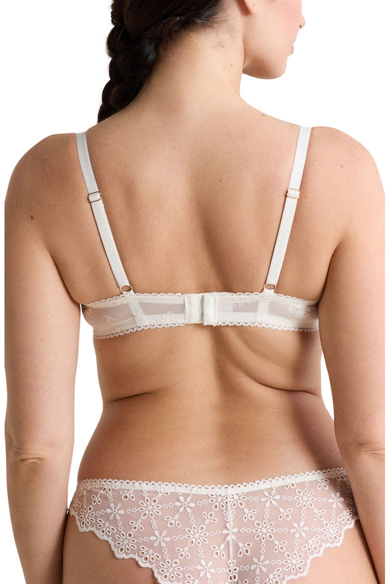 Jane Underwire Balconette Bra, Alternate, color, ECRU