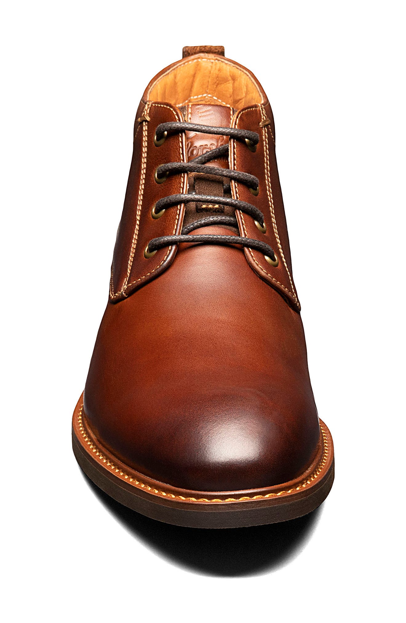 Lodge Plain Toe Boot, Alternate, color, CHESTNUT