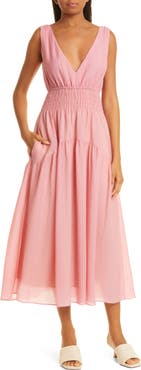 Vince V-Neck Sleeveless Dress