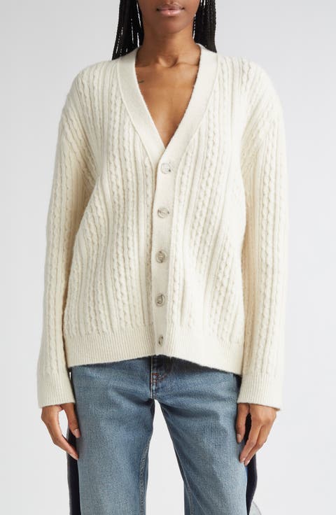 Relaxed V-Neck Cardigan