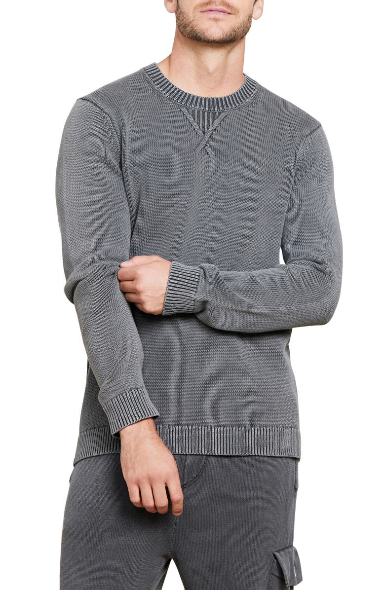 Barefoot Dreams<sup>®</sup> Sunbleached Crewneck Pullover, Main, color, 