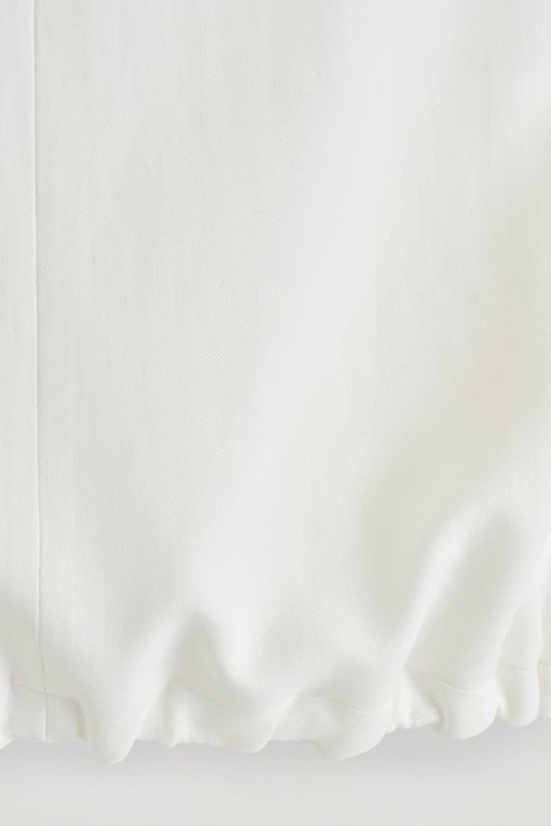 Tie-Detail Linen-Blend Wrap Vest, Alternate, color, WHITE
