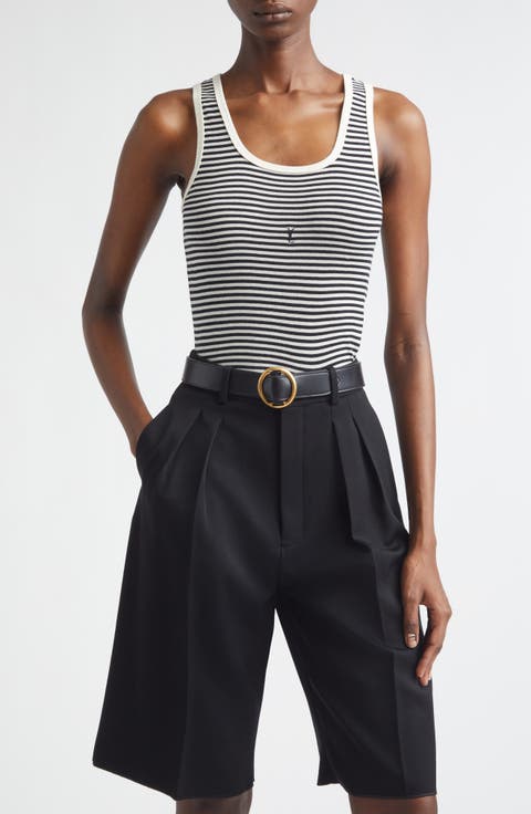 Cassandre Stripe Cotton Tank