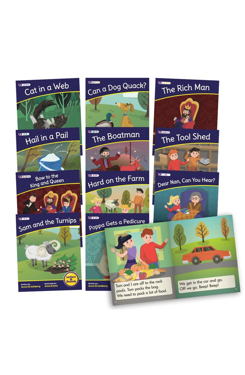 Junior Learning Letters 
Sounds Phase 3 Set 2 Fiction Educational Learning Set, Main, color, Multicolored