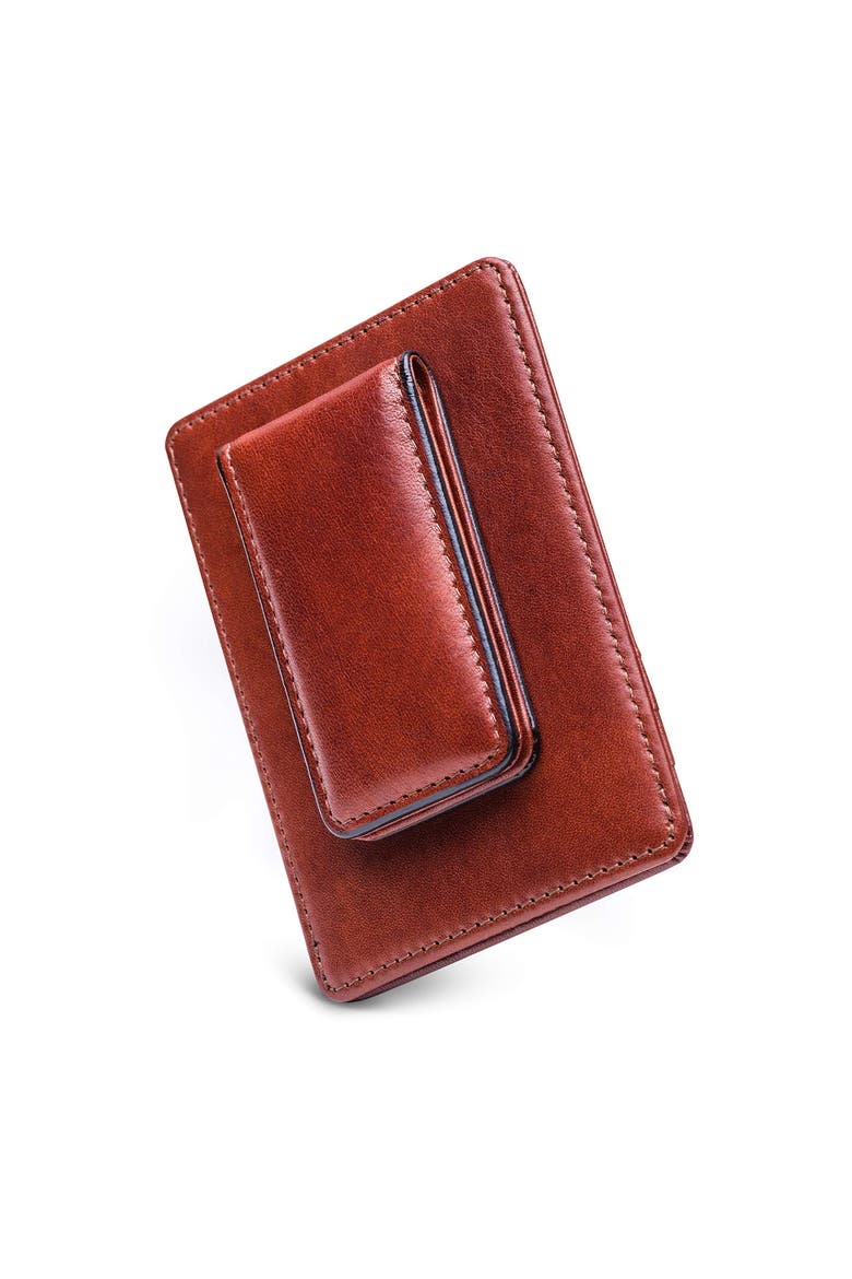 Old Leather Front Pocket Wallet, Alternate, color, COGNAC