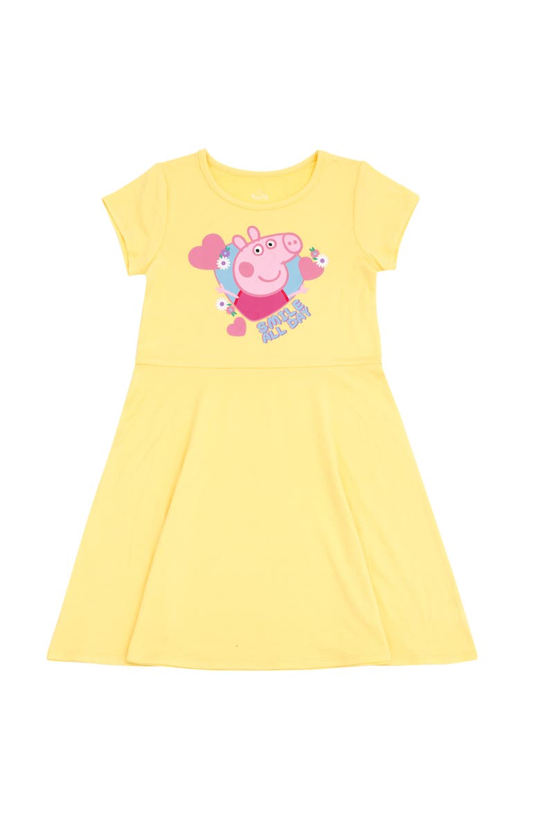 Peppa Pig 2-Pack Short Sleeve Dress, Alternate, color, Blue / Yellow