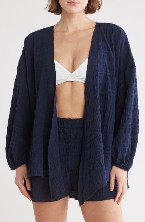 Textured Flowy Cover-Up Beach Set