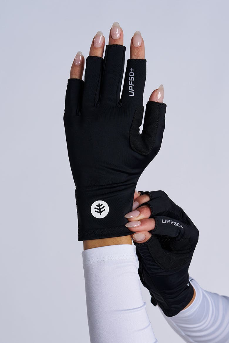 MaxShield Multi-Sport Gloves, UPF 50+ Sun Protection, Alternate, color, Black