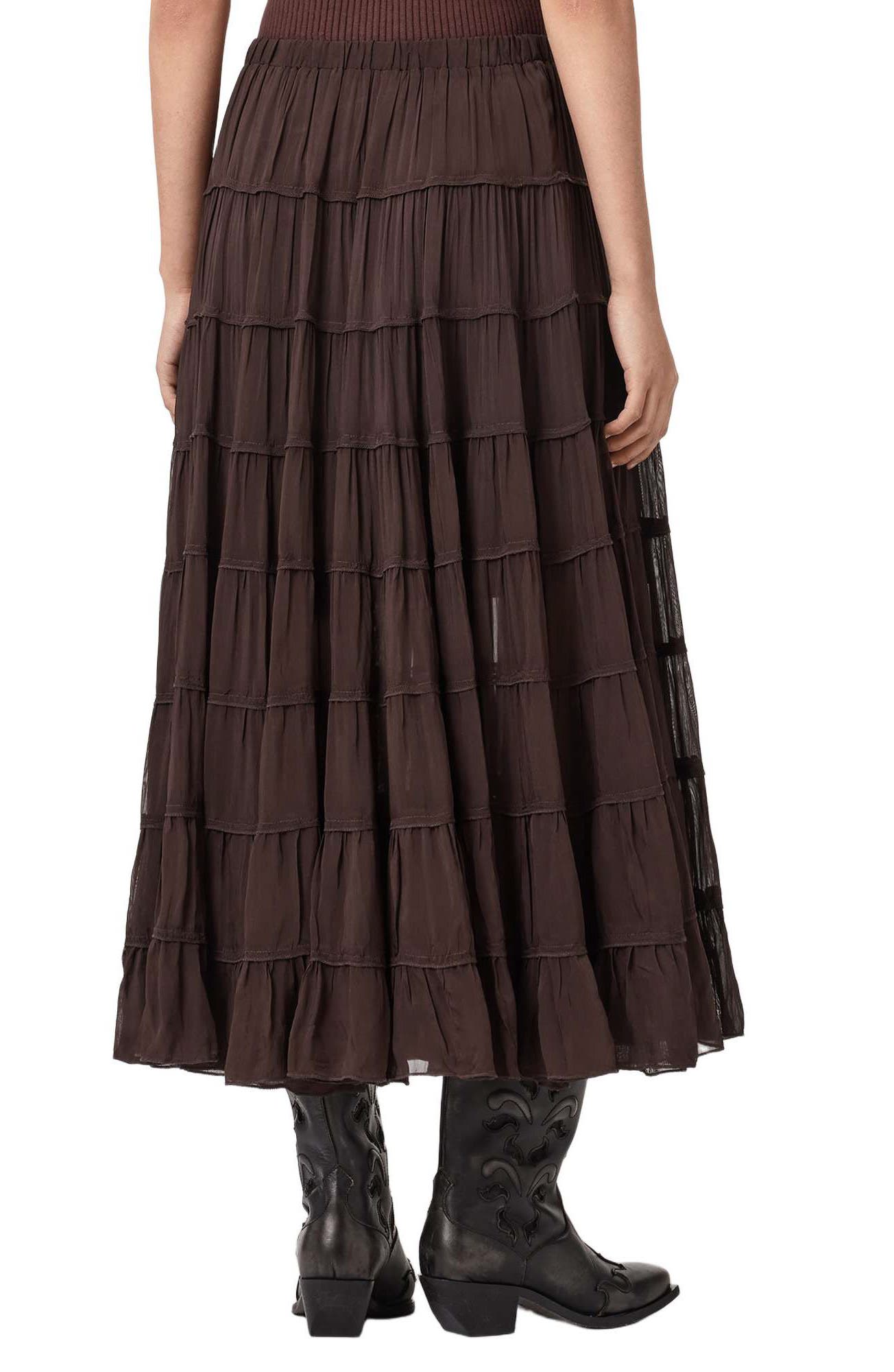 Eva Tiered Midi Skirt - image 4