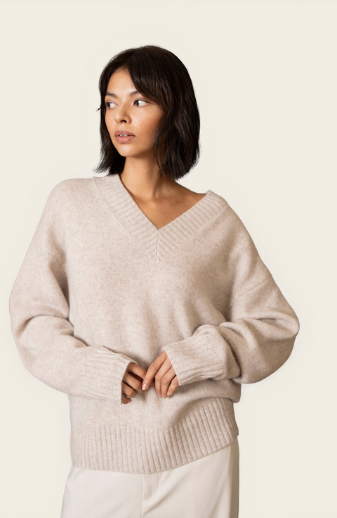 Francesca Cashmere V-Neck Sweater