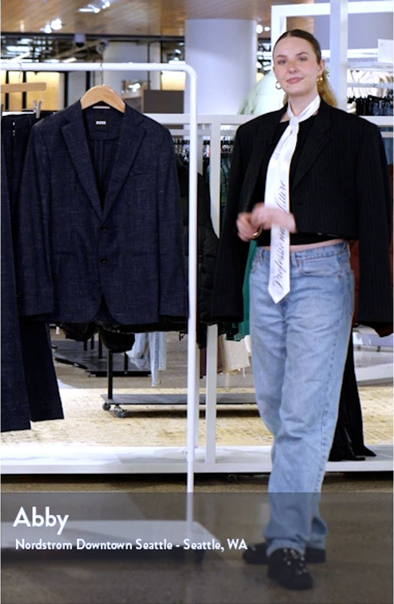 Huge/Genius Stretch Virgin Wool & Linen Suit, sales video thumbnail