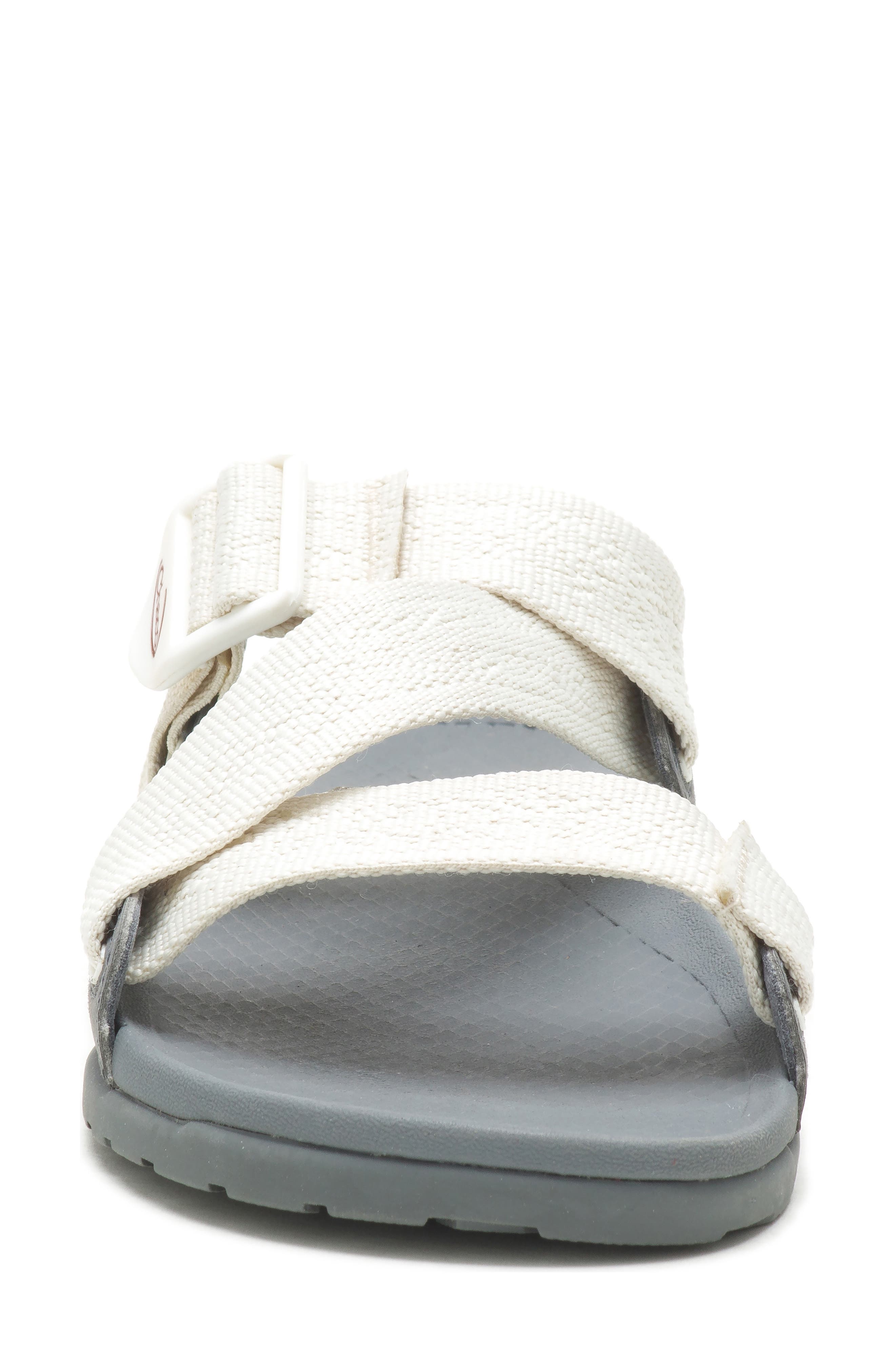 Lowdown Slide Sandal, Alternate, color, NATURAL FABRIC
