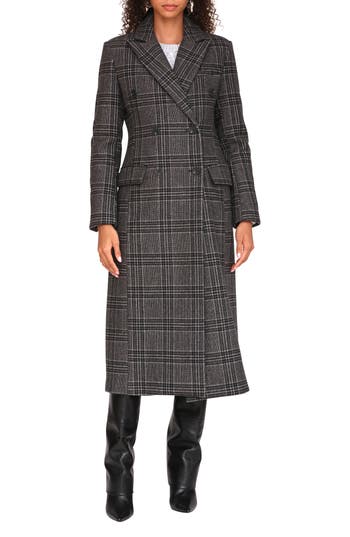 Avec Les Filles Wool-blend Medium Trench Coat In Red