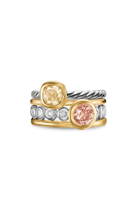 DY Mercer® Color Stone Multirow Ring